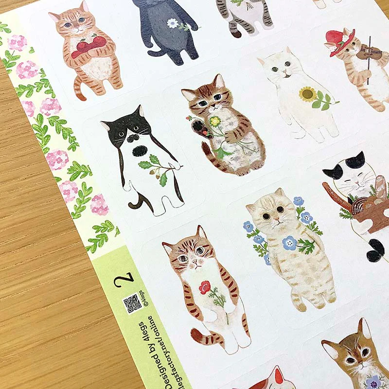 4Legs | Pegatinas Cat In Picture Book #2 - Image 4