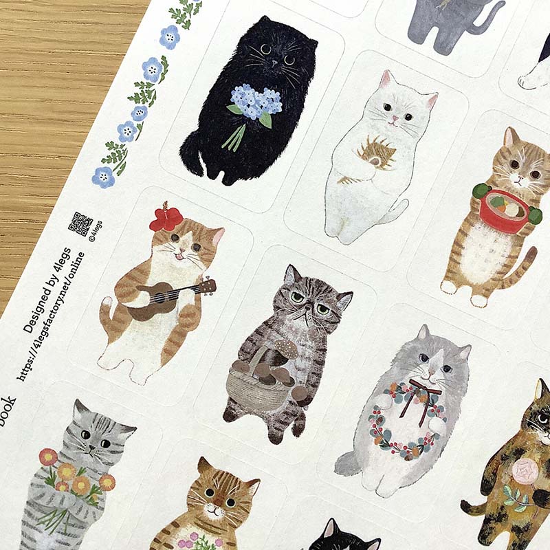 4Legs | Pegatinas Cat In Picture Book - Image 5