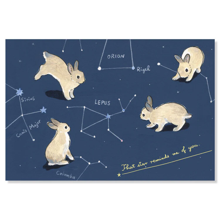 Active | Postal Moriyama Schinako Constellation Bunny