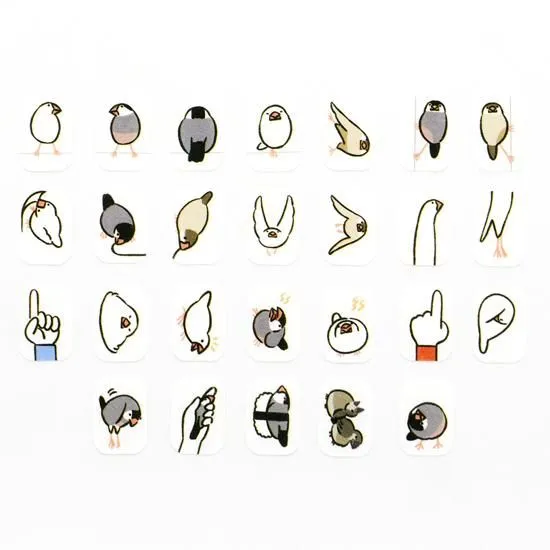 Bande | Pegatinas en Rollo Notebooks Bird Filled - Image 3