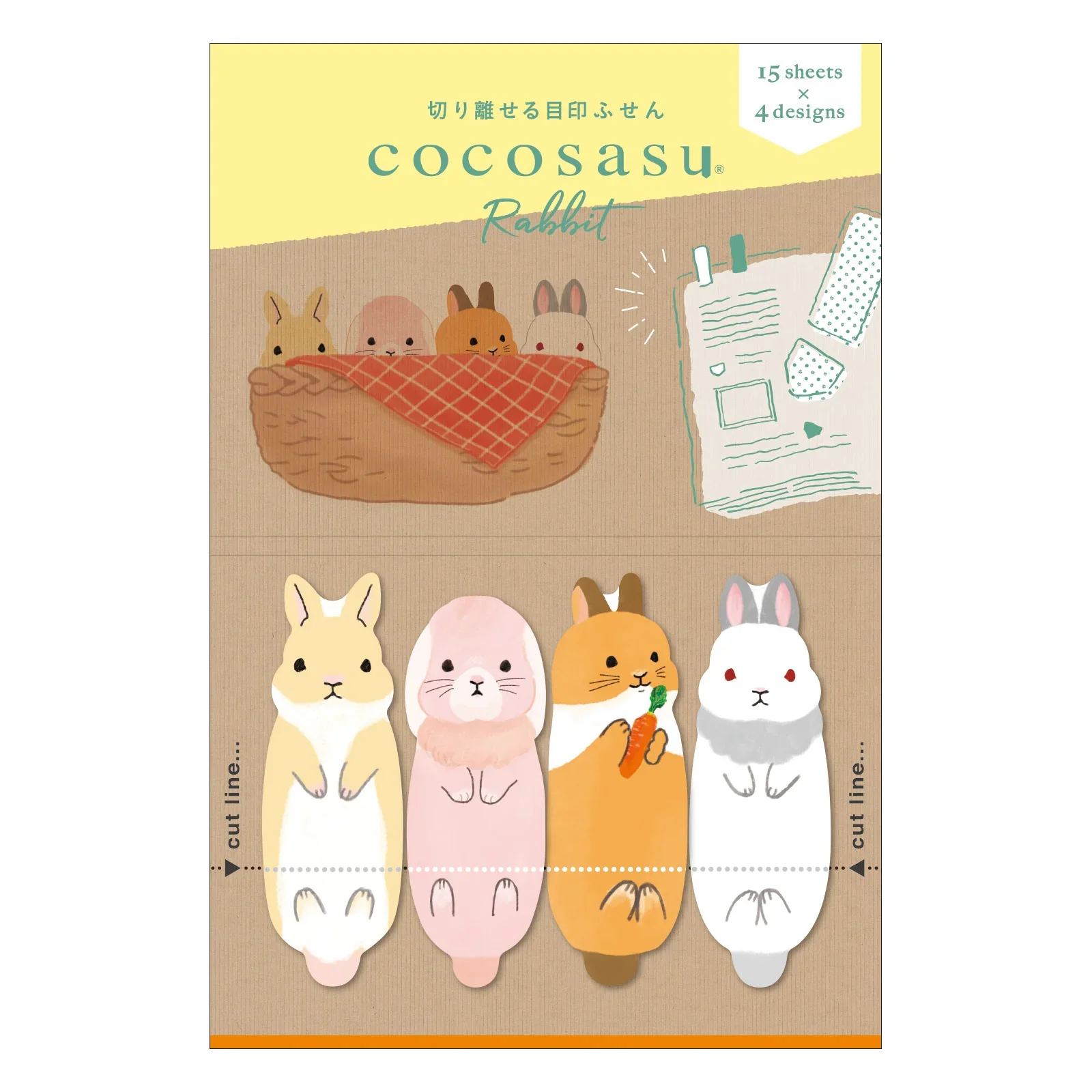 Beverly Ink | Marcapáginas Cocosasu Rabbit