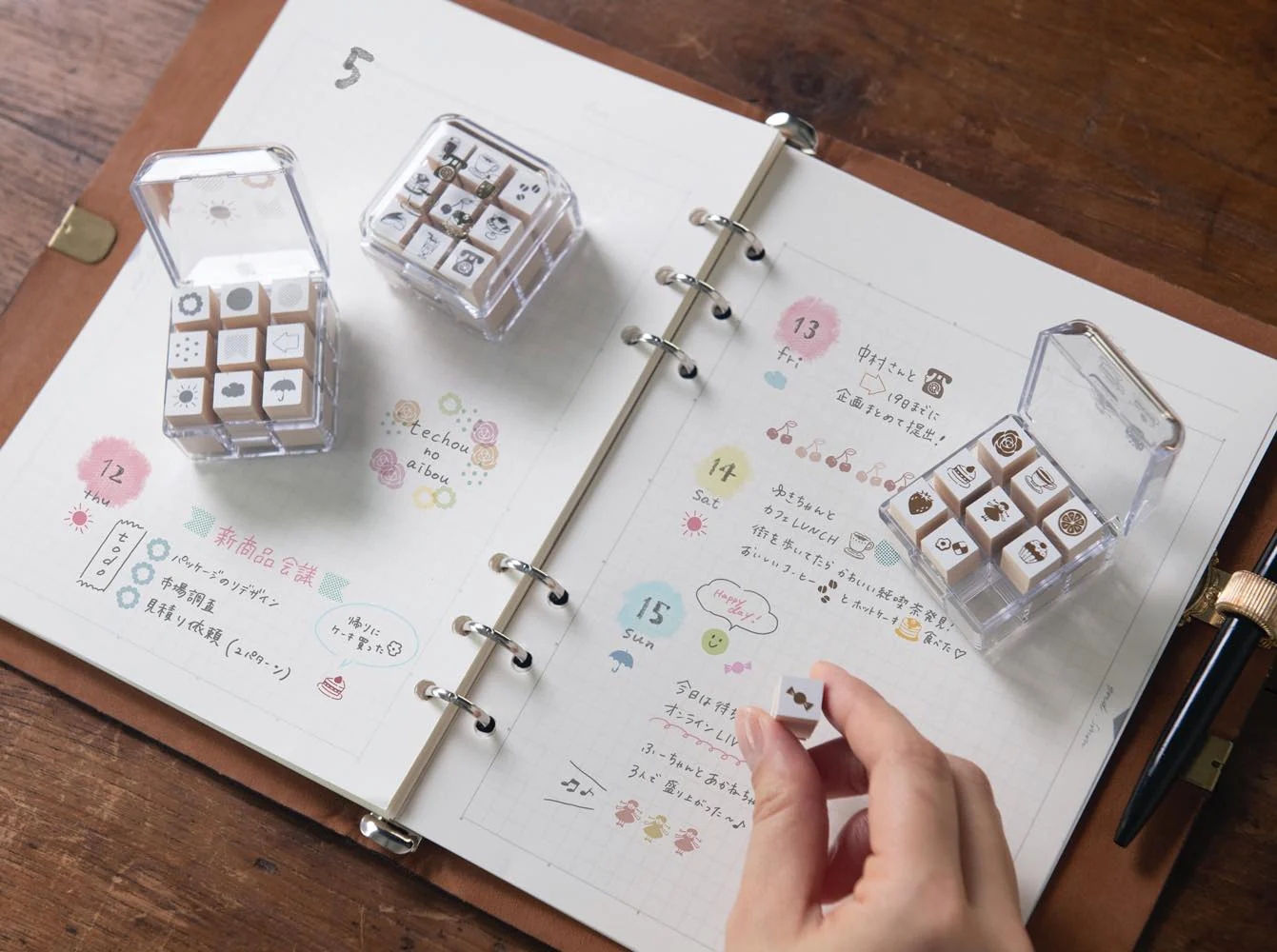 Beverly Ink | Set de Mini Sellos Techo No Aibo Living - Image 3
