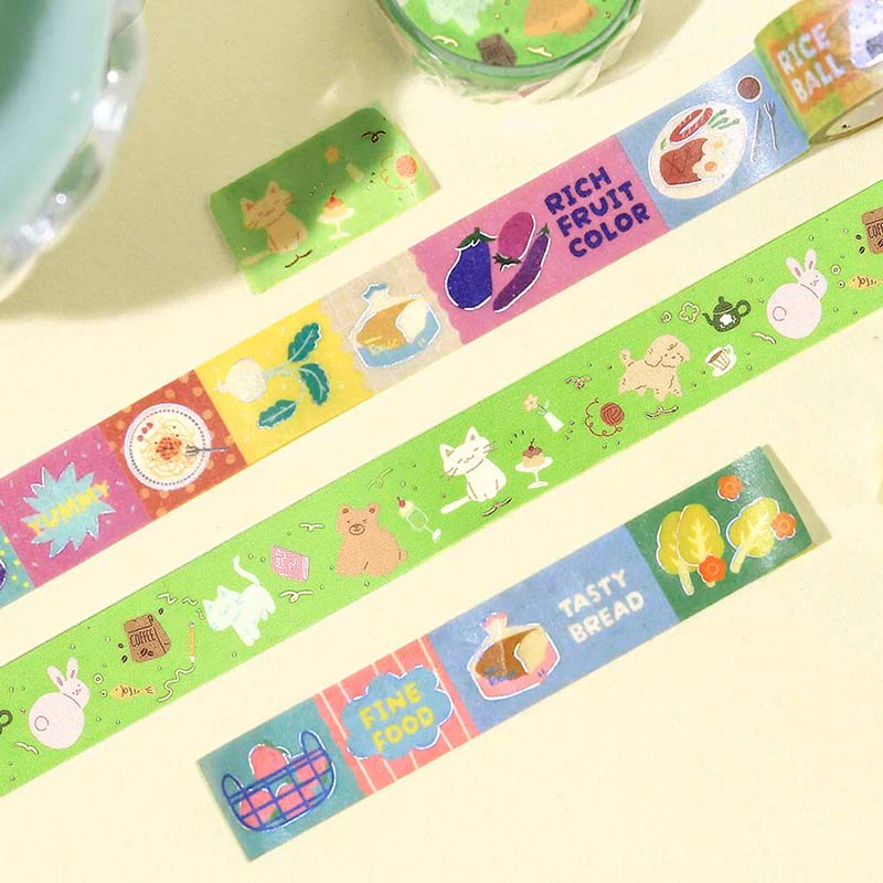 BGM | Foil Animal Carnival Washi Tape - Image 4