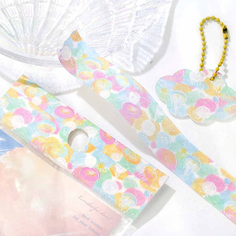 BGM | Foil Dreaming Landscape Jellyfish Washi Tape - Image 3