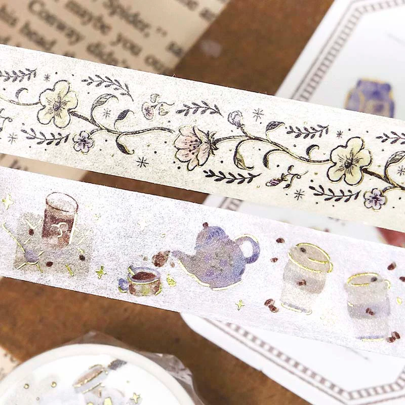 BGM | Foil Enjoy Cafe Washi Tape - Image 4