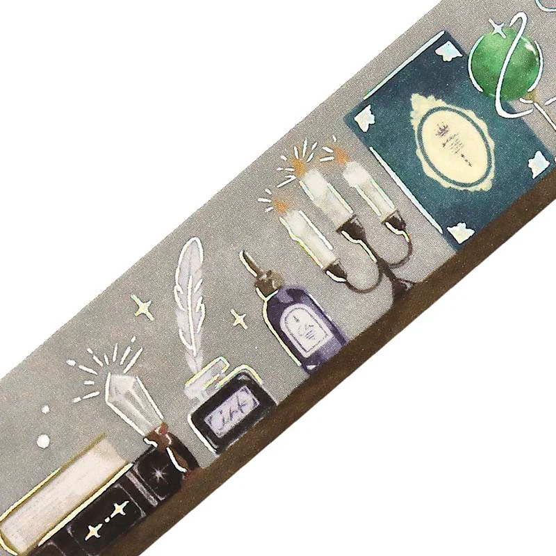 BGM | Foil Fantasy Bibliophile Grimoire Washi Tape - Image 2