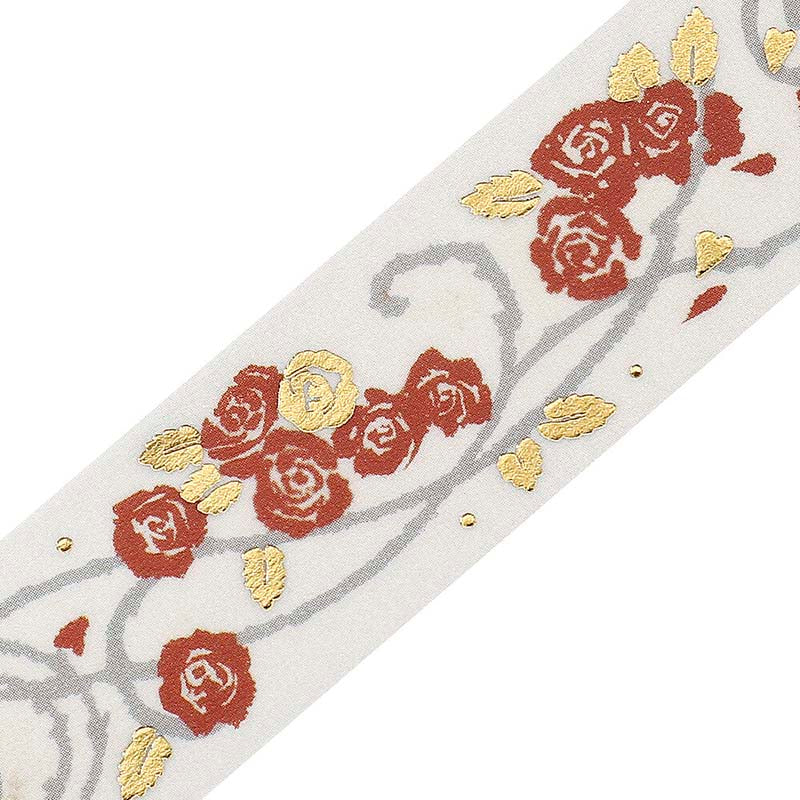 BGM | Foil Flower Grass Album Rose Washi Tape - Image 2