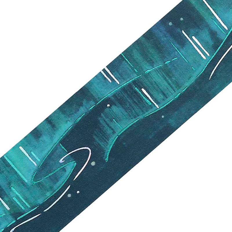 BGM | Foil Sky Illustrated Book Polar Light Washi Tape - Image 2