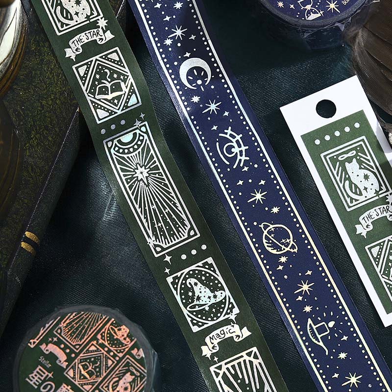 BGM | Foil Stellar Grimoire Washi Tape Blue - Image 3