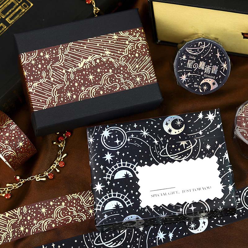BGM | Foil Stellar Grimoire Washi Tape Darkness - Image 3