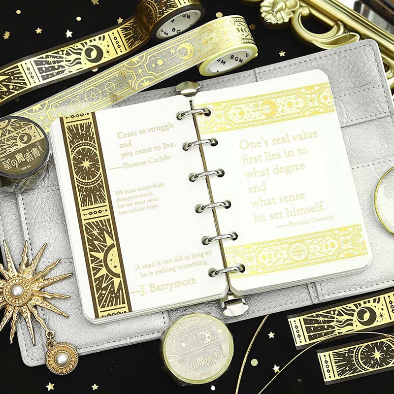 BGM | Foil Stellar Grimoire Washi Tape Light - Image 3