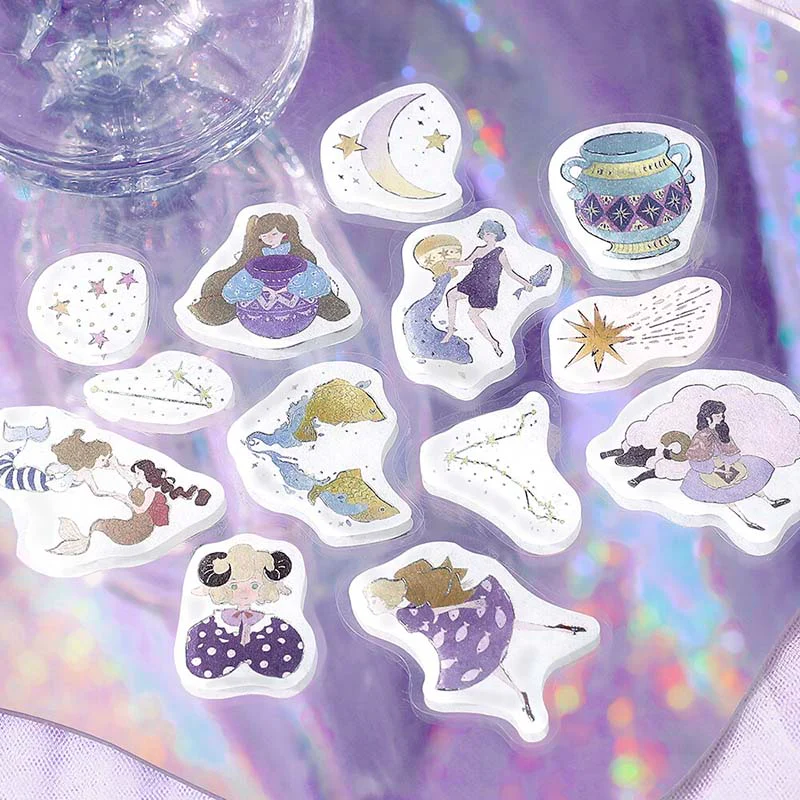 BGM | Pegatinas Constellation Girls Aquarius Pisces Aries - Image 7
