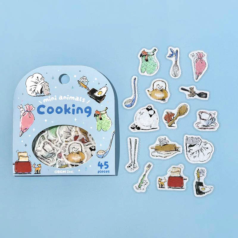 BGM | Pegatinas Mini Animals Cooking - Image 2