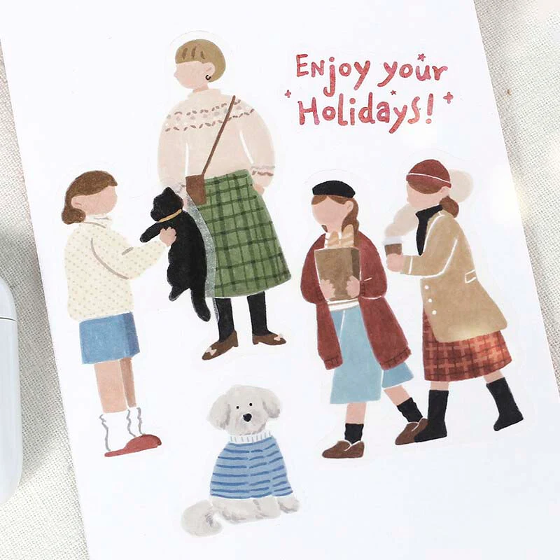 BGM | Pegatinas Virgo Guidebook Holiday Girls - Image 3