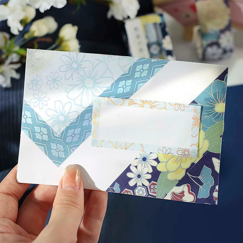 BGM | Set de Washi Tapes Kimono Colors Cobalt Blue - Image 3