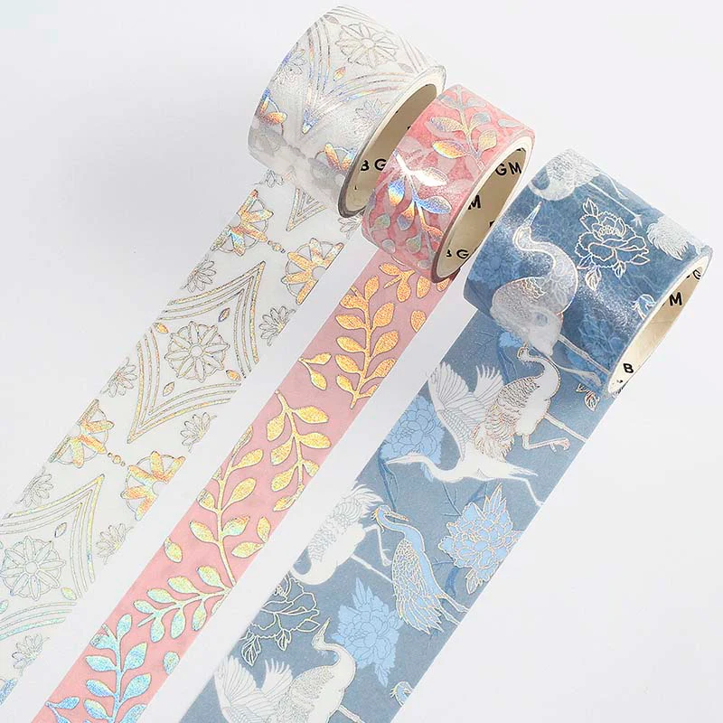 BGM | Set de Washi Tapes Kimono Colors Pale Blue - Image 2