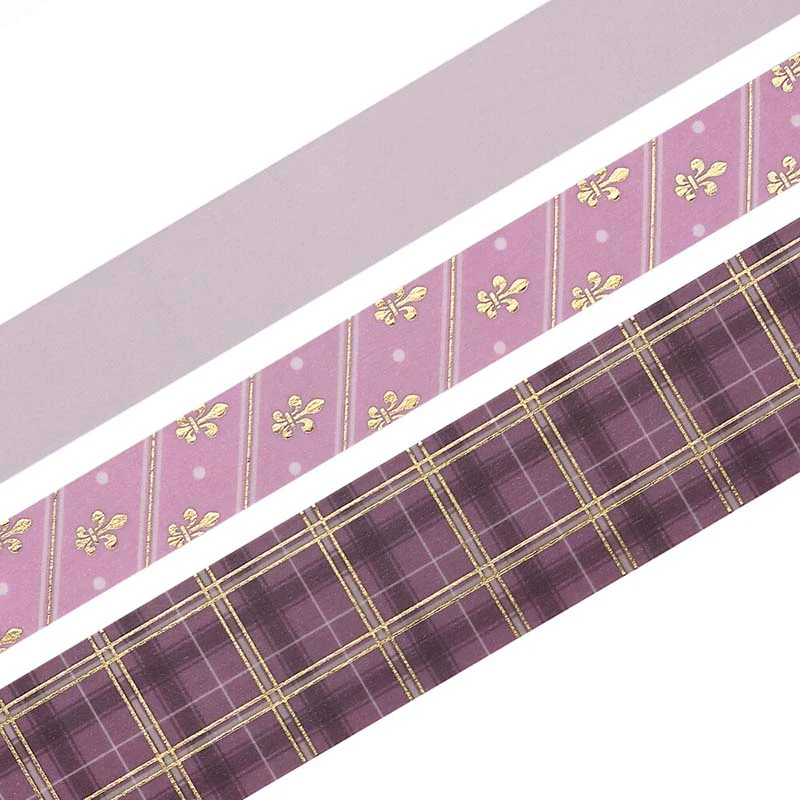 BGM | Set de Washi Tapes School Colors Mauve Pink - Image 2