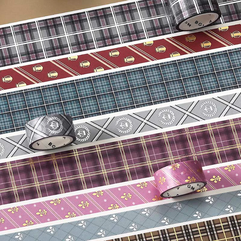 BGM | Set de Washi Tapes School Colors Mauve Pink - Image 3