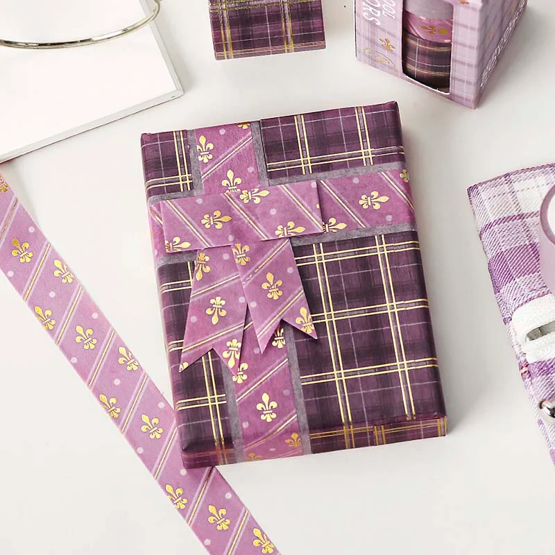 BGM | Set de Washi Tapes School Colors Mauve Pink - Image 4