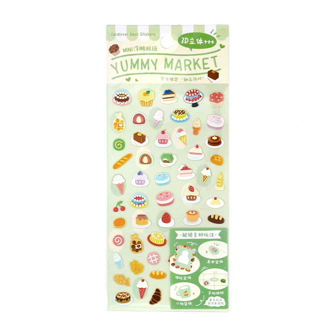 Card Lover | Pegatinas Yummy Market Sweet Party
