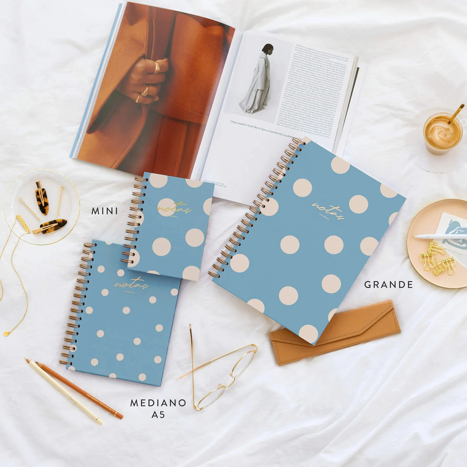 Charuca | Cuaderno A5 Elegant Blue (Puntos) - Image 4
