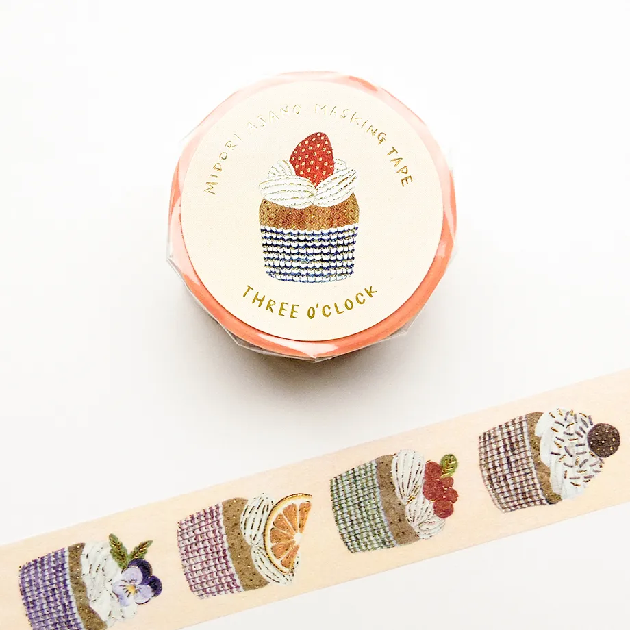 Cozyca | Midori Asano Washi Tape Thee O'clock