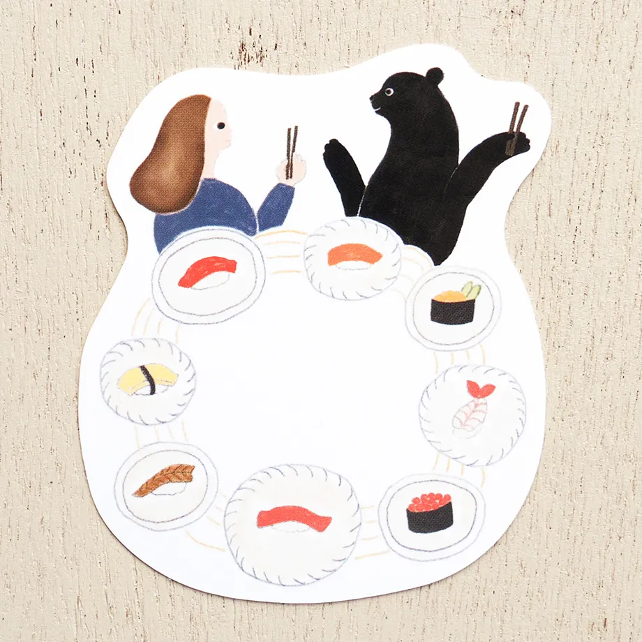 Cozyca | Pegatina Individual Necktie Let's Eat Sushi - Image 2