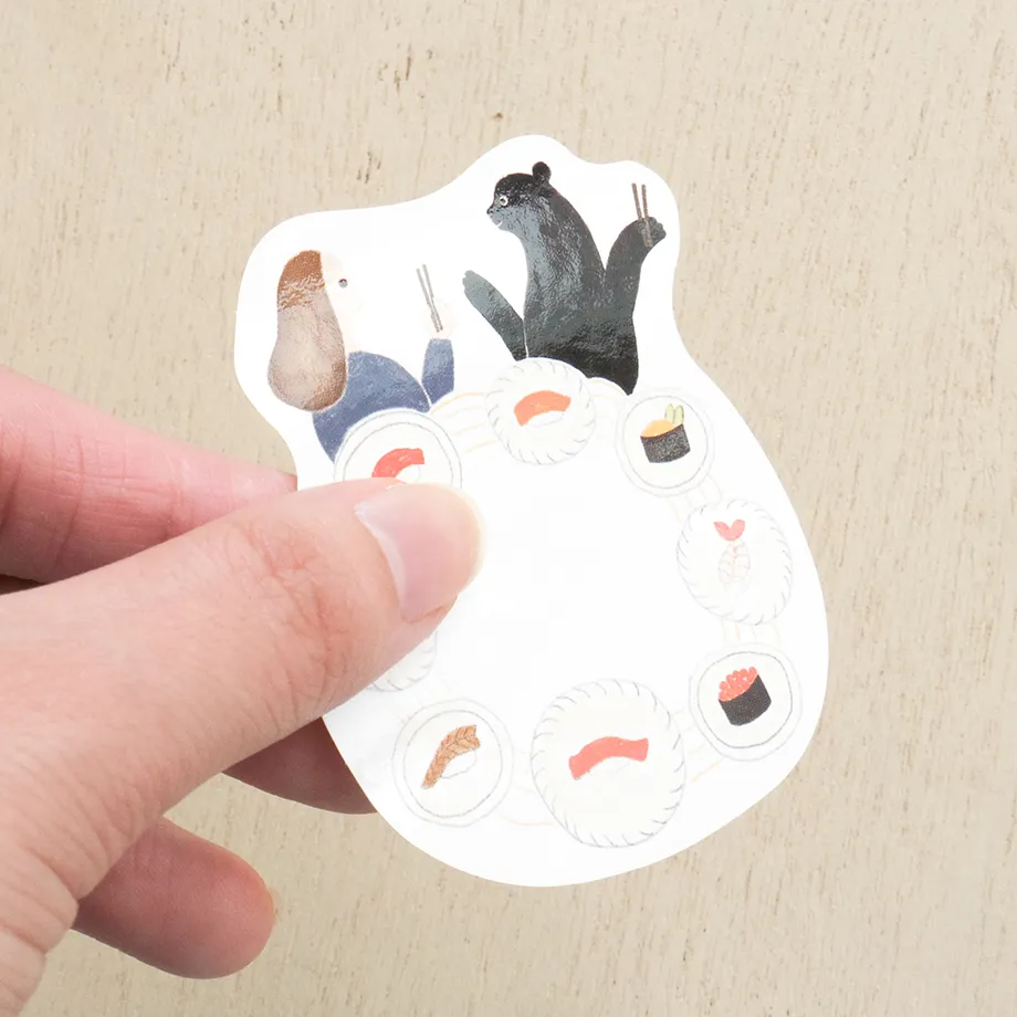 Cozyca | Pegatina Individual Necktie Let's Eat Sushi - Image 3