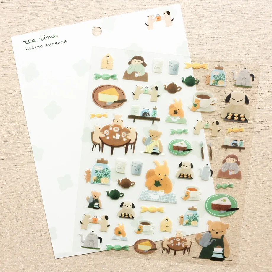 Cozyca | Pegatinas Mariko Fukuoka Tea Time - Image 2