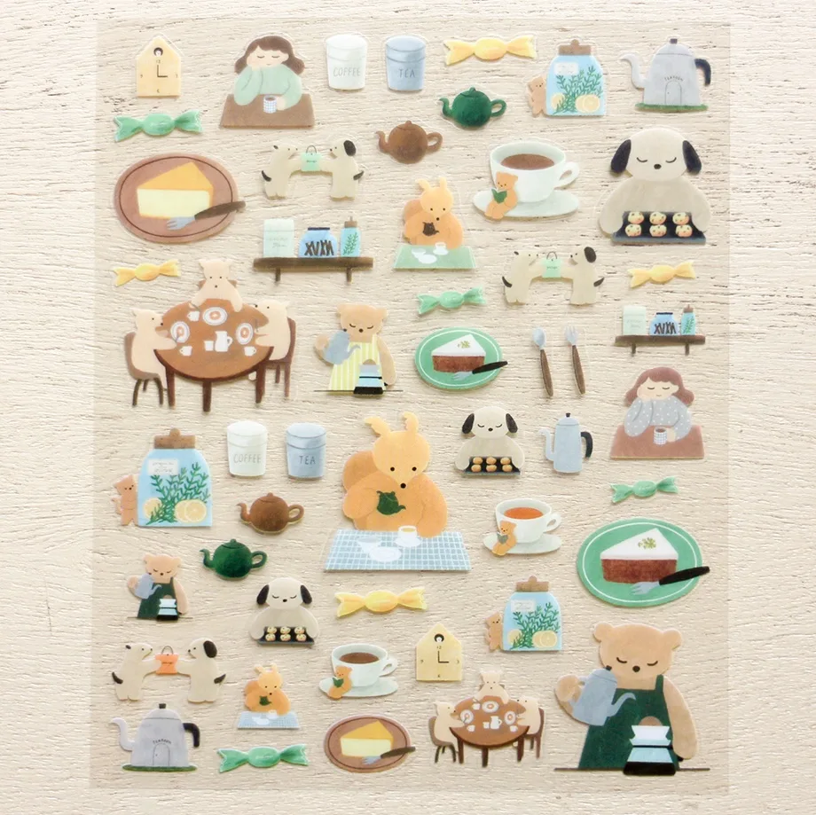 Cozyca | Pegatinas Mariko Fukuoka Tea Time - Image 3
