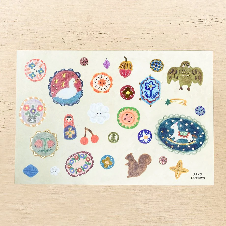 Cozyca | Postal Aiko Fukawa Brooch