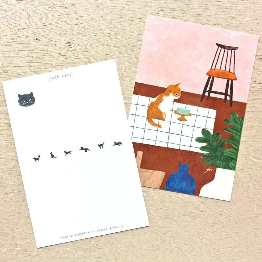 Cozyca | Postal Mariko Fukuoka Meow B - Image 2