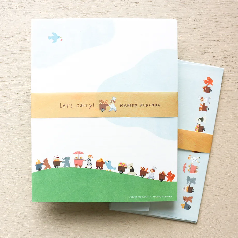 Cozyca | Set de Carta Mariko Fukuoka Let's Carry