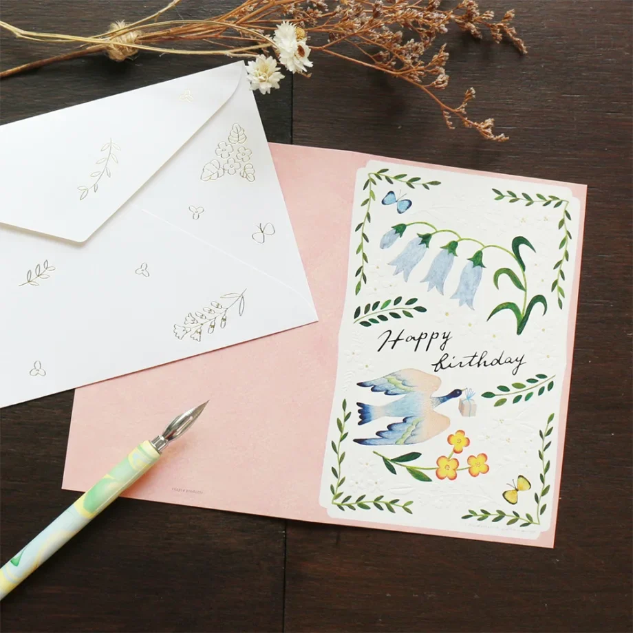 Cozyca | Tarjeta de Felicitación Midori Asano Pink - Image 8