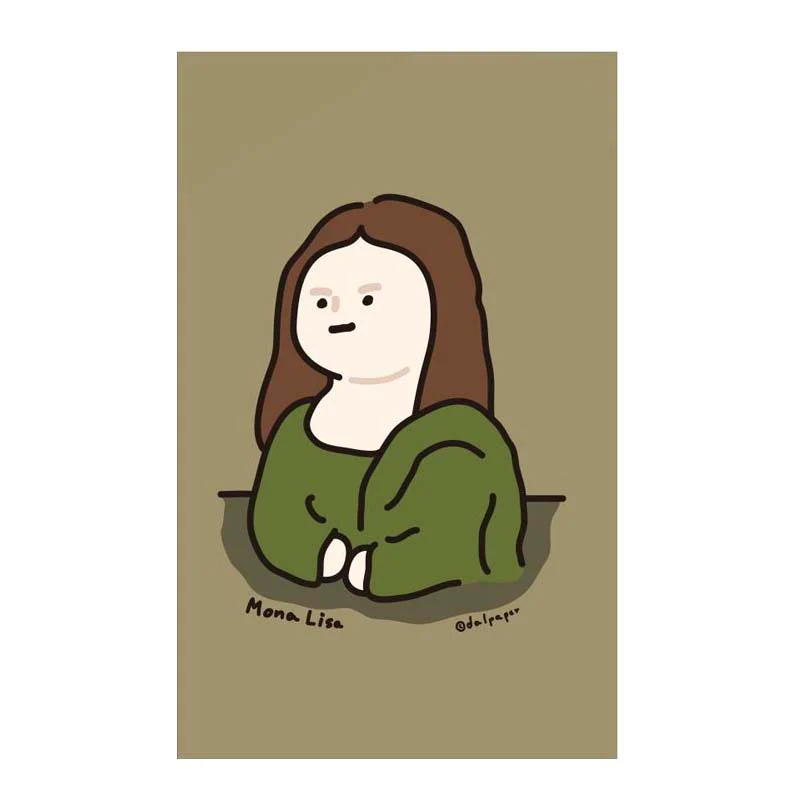 Dalpaper | Postal Museum Mona Lisa