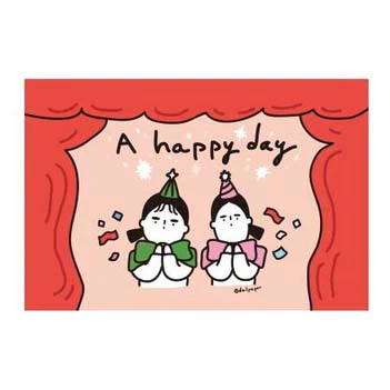 Dalpaper | Postal Together Happy Day Fire Work