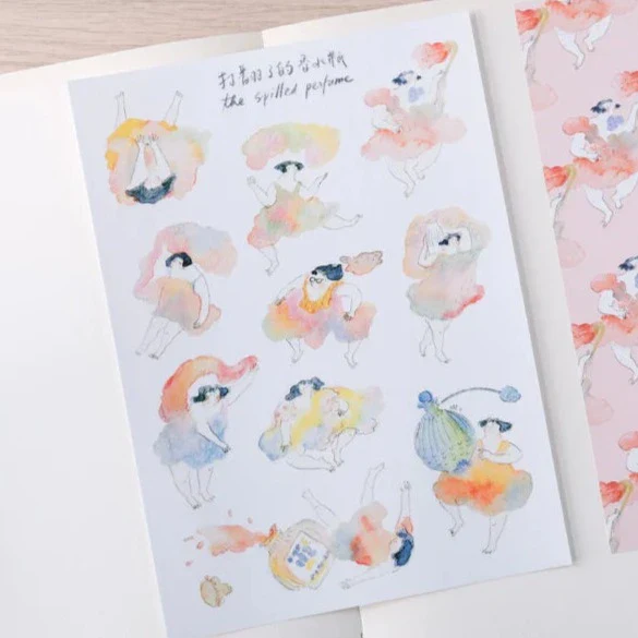 Dodolulu | Pegatinas The Spilled Perfume