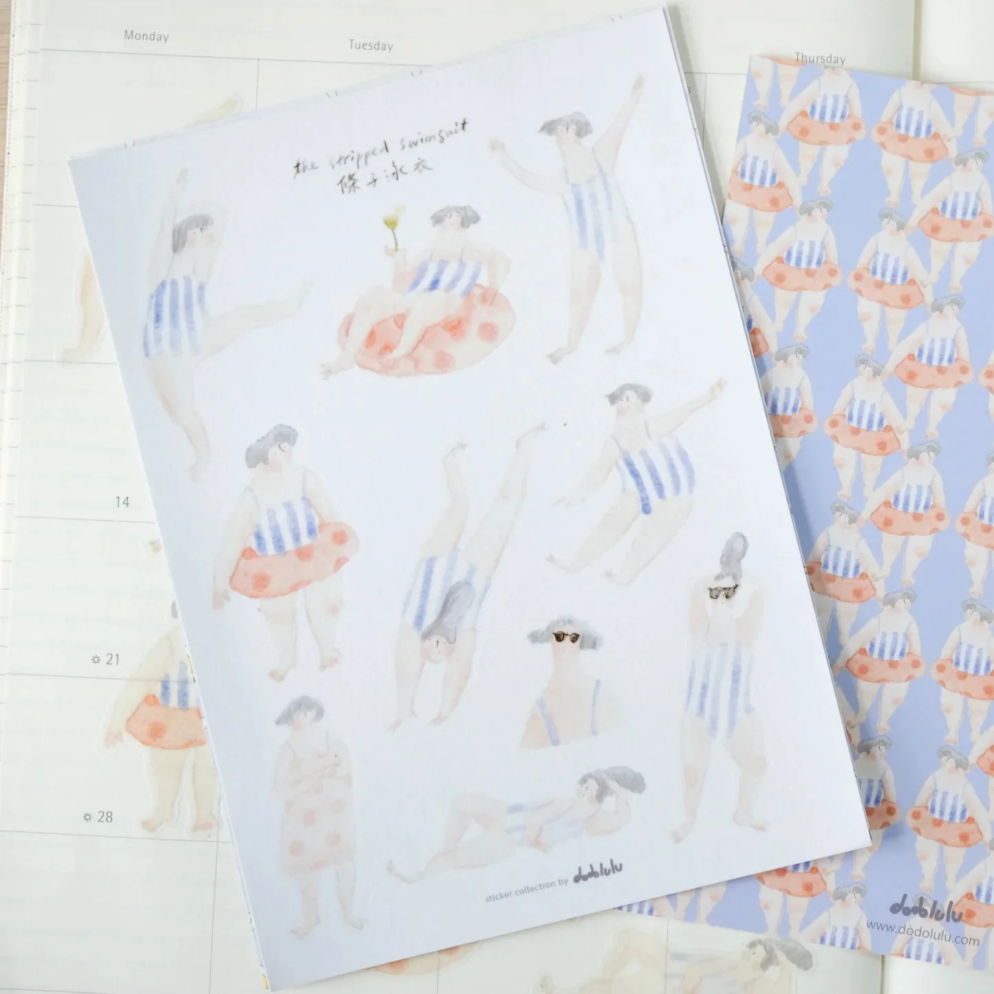 Dodolulu | Pegatinas The Stripped Swimsuit