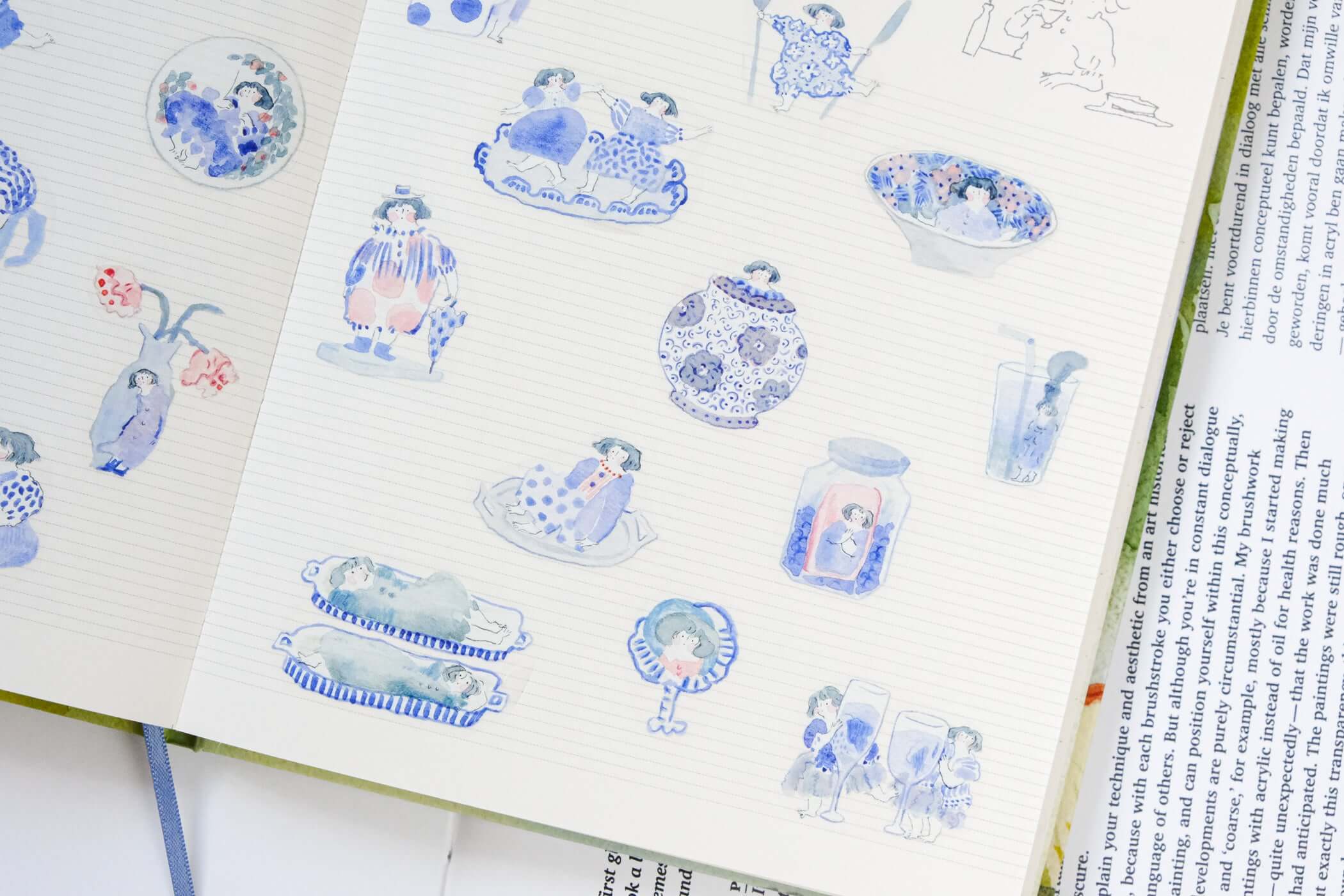 Dodolulu | PET Tape Blue and White - Image 4