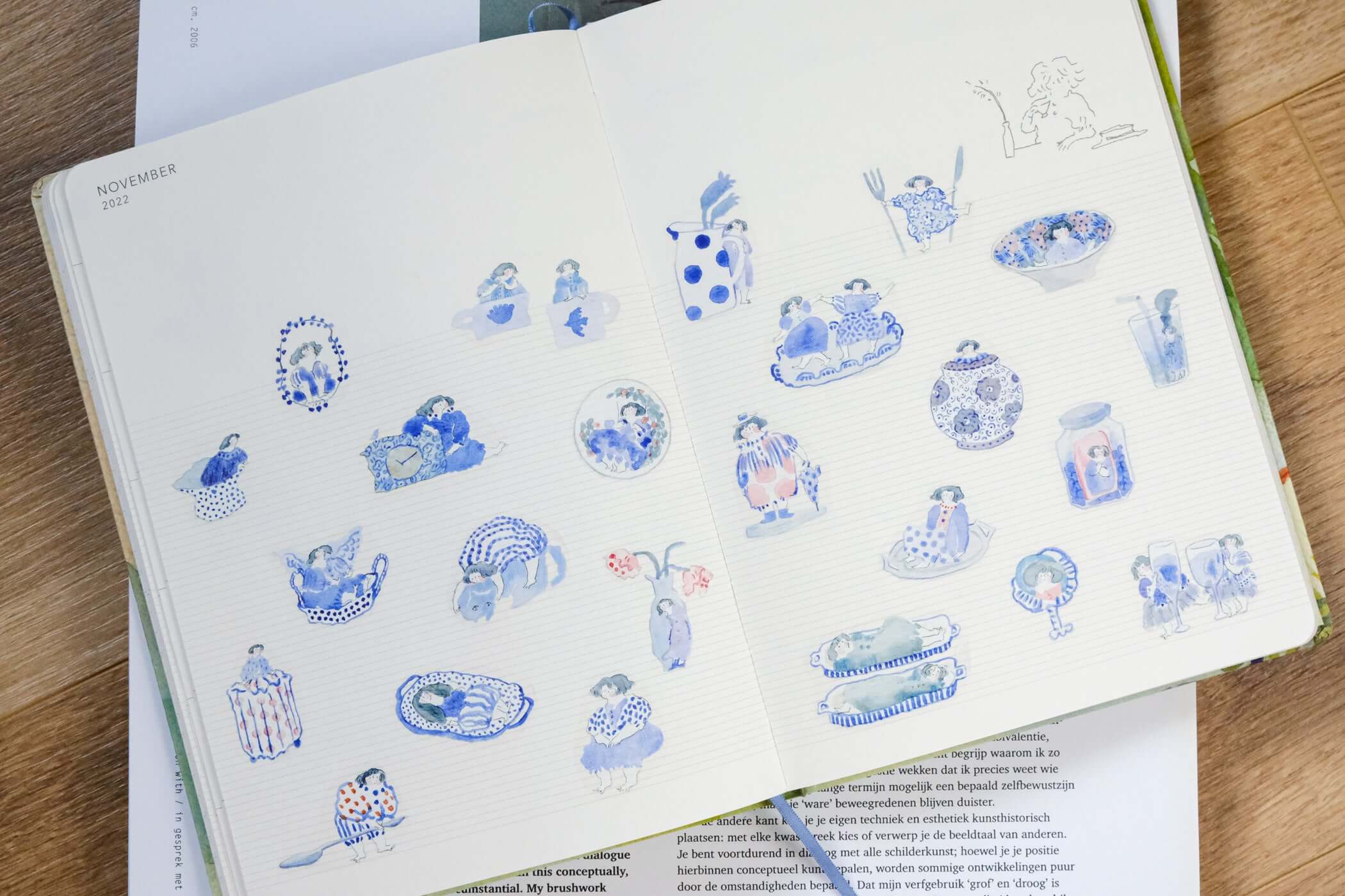 Dodolulu | PET Tape Blue and White - Image 5