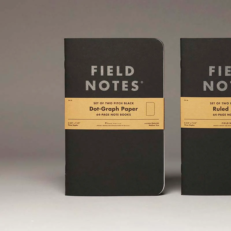 Field Notes | Set de 2 Cuadernos Pitch Black M (Puntos) - Image 7