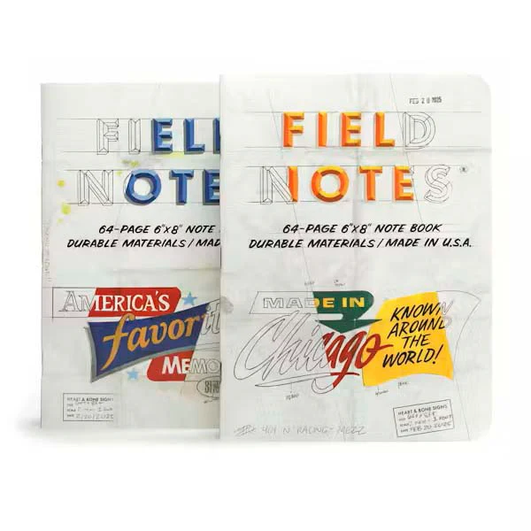 Field Notes | Set de 2 Cuadernos The Chicago Look (Cuadros)