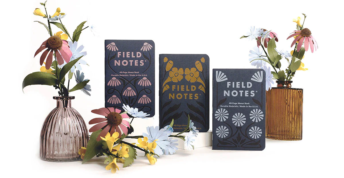 Field Notes | Set de 3 Cuadernos Fall Flowers (Rayas) - Image 3
