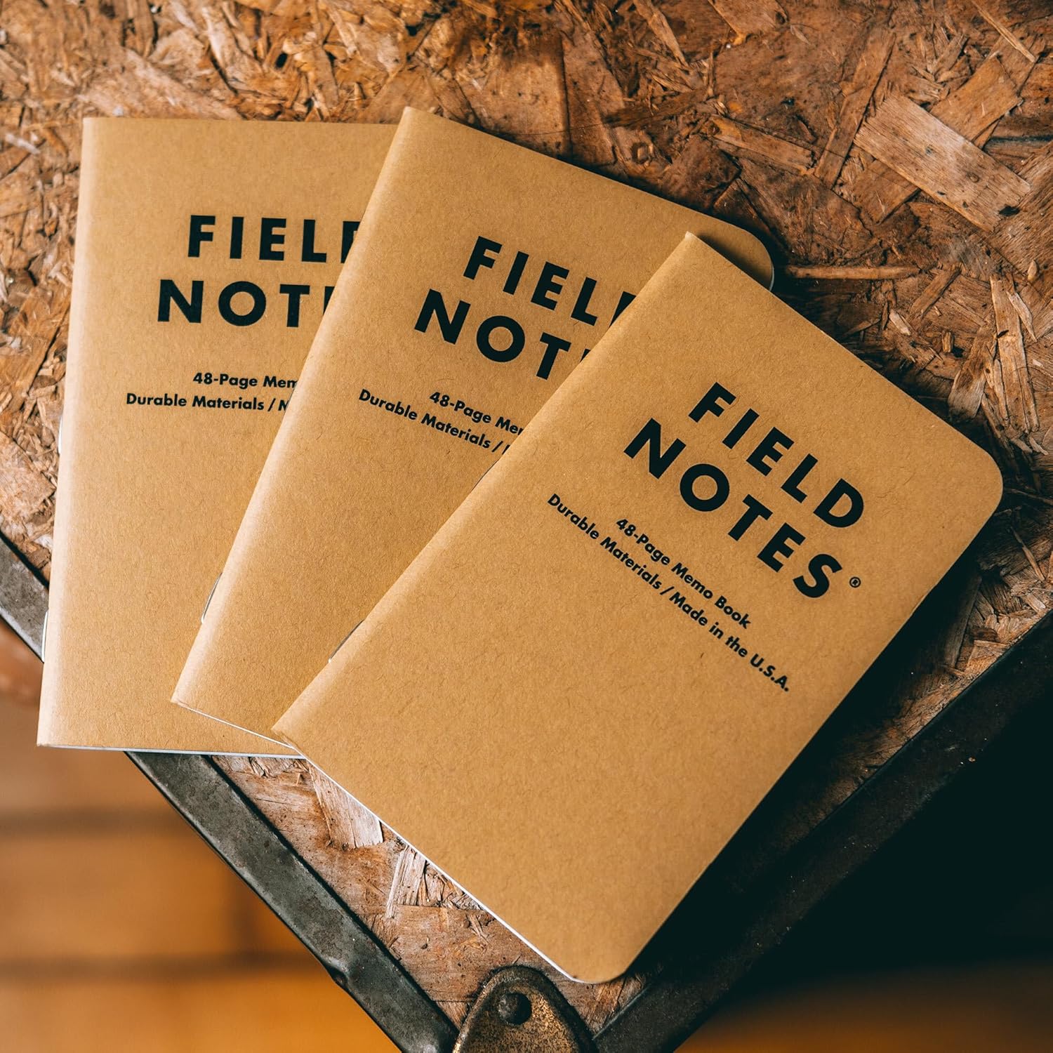 Field Notes | Set de 3 Cuadernos Original Kraft (Liso) - Image 4