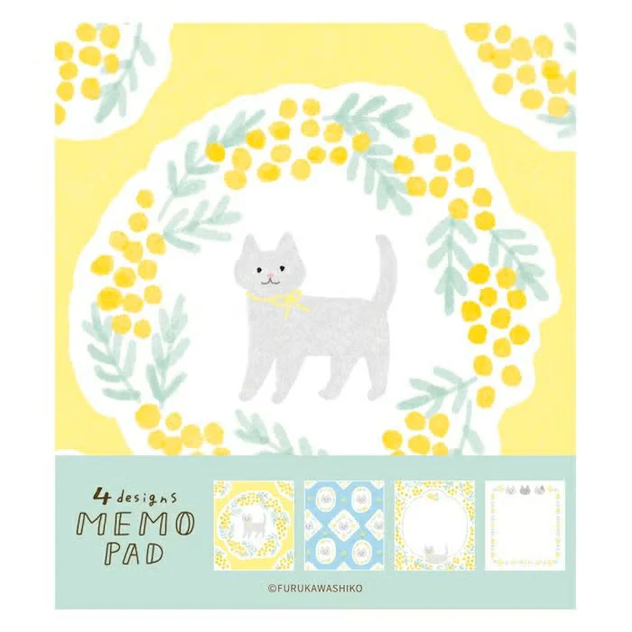 Furukawashiko | Bloc de Notas Mimosa and Cat