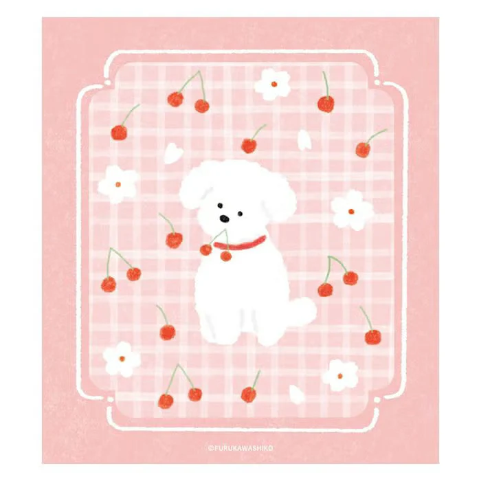 Furukawashiko | Bloc de Notas Sakura and White Dog - Image 3