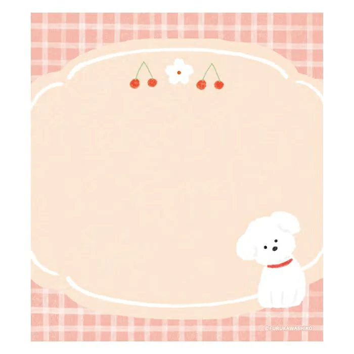 Furukawashiko | Bloc de Notas Sakura and White Dog - Image 4