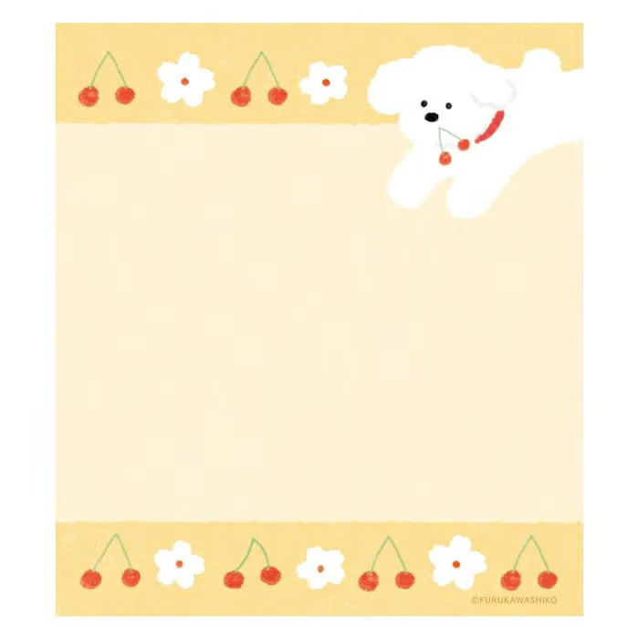 Furukawashiko | Bloc de Notas Sakura and White Dog - Image 5