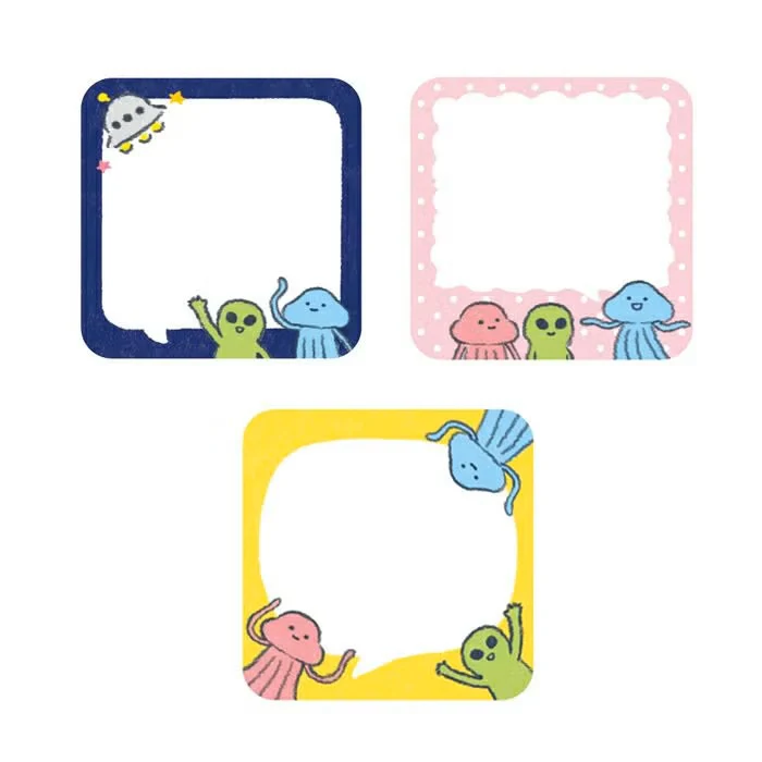 Furukawashiko | Mini Notas Adhesivas Message Note Bubble Speech Alien - Image 4