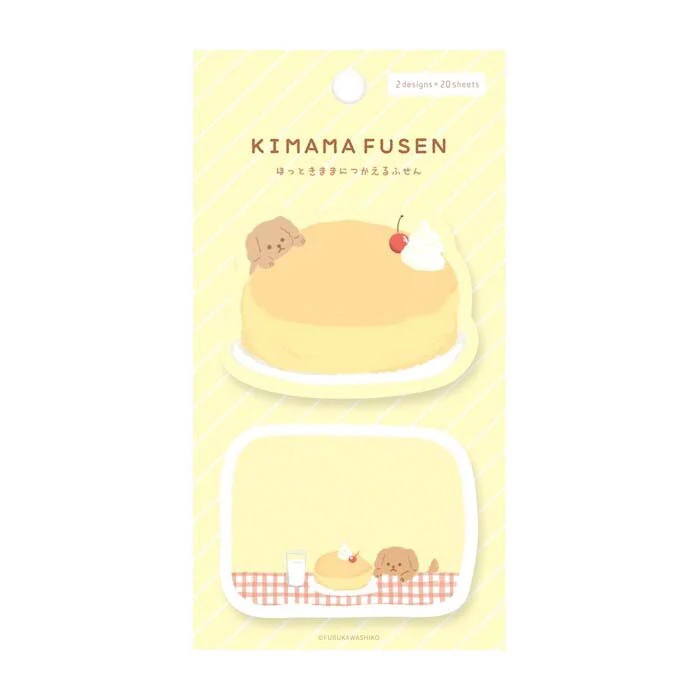 Furukawashiko | Notas Adhesivas Kimama Fusen Cake Dog